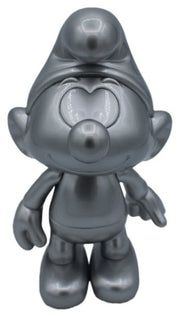 Los Pitufos Figura de Vinilo Pitufo Plata 19 cm