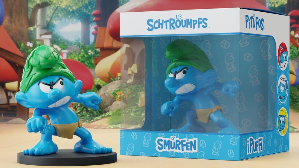 SMURFS WILD SMURF RESIN Figura