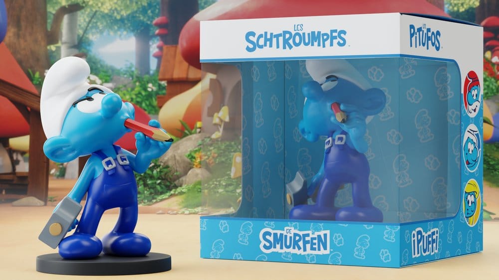 SMURFS HANDY SMURF RESIN Figura