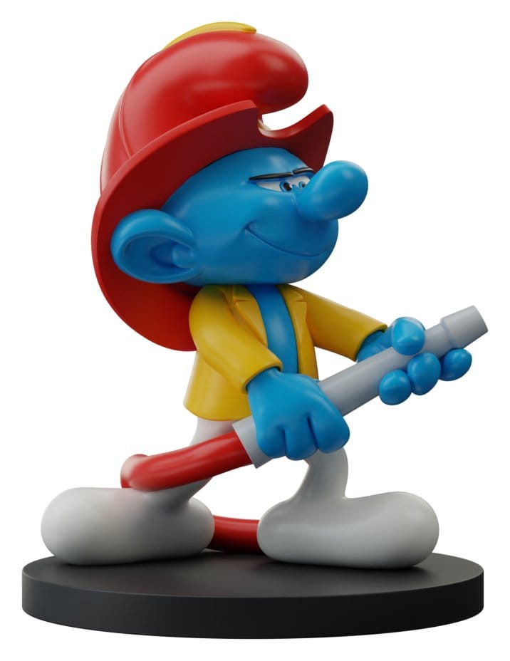 SMURFS FIREMAN RESIN Figura