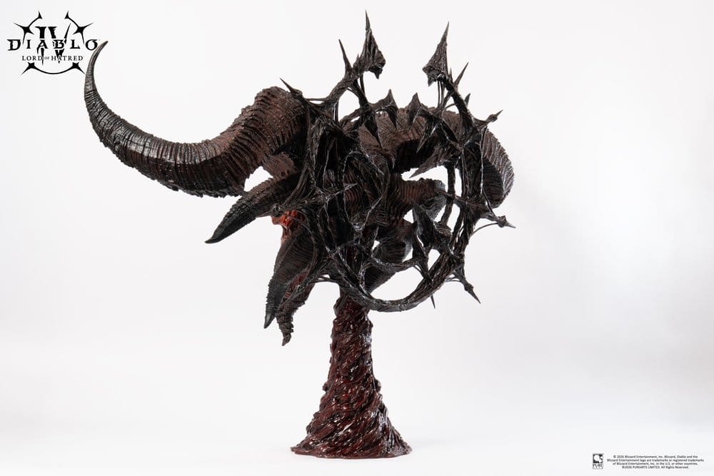 Diablo IV Réplica 1/1 Scale Art Mask Lord of Hatred Mephisto 94 cm