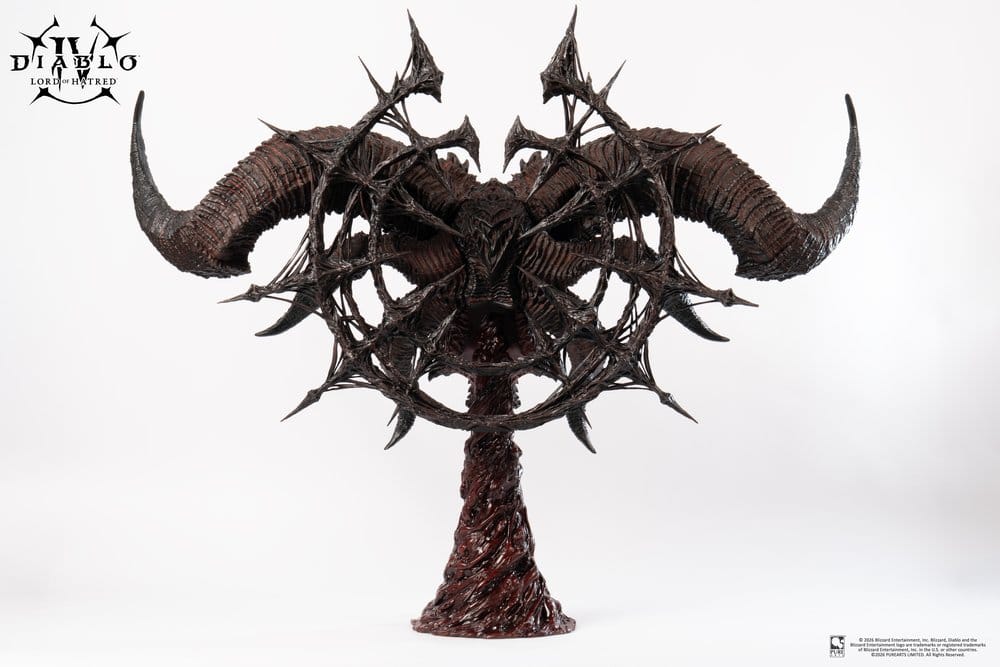 Diablo IV Réplica 1/1 Scale Art Mask Lord of Hatred Mephisto 94 cm