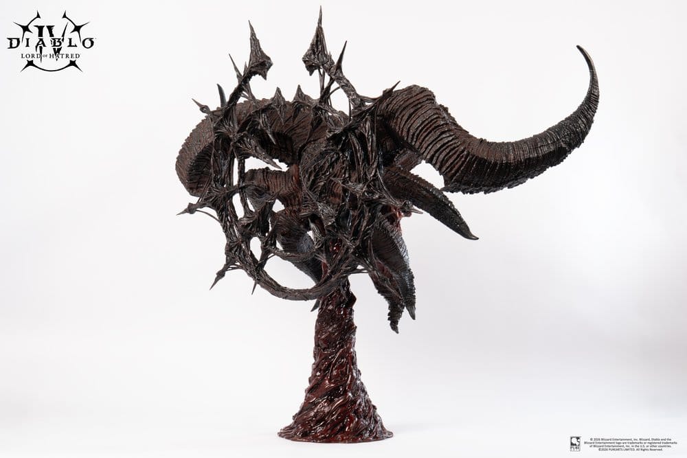 Diablo IV Réplica 1/1 Scale Art Mask Lord of Hatred Mephisto 94 cm