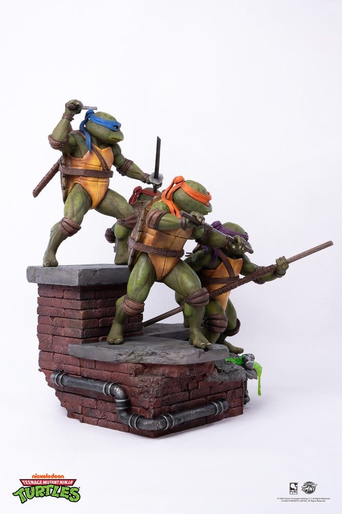 Tortugas Ninja Estatua 1/6 Movie Diorama 51 cm