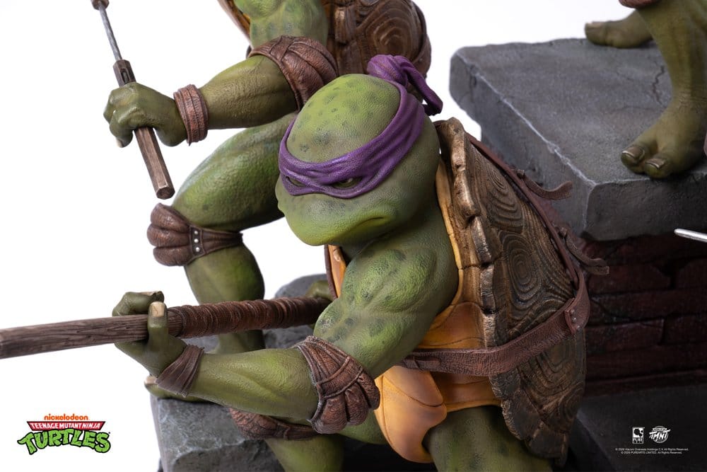 Tortugas Ninja Estatua 1/6 Movie Diorama 51 cm