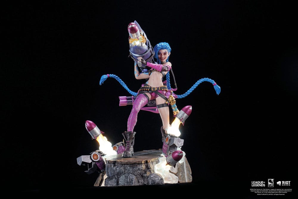 Estatua 1 - 6 League Of Legends Jinx 32 cm