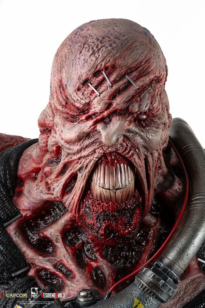 Resident Evil 3 Remake Busto 1/1 tamaño real Nemesis 92 cm