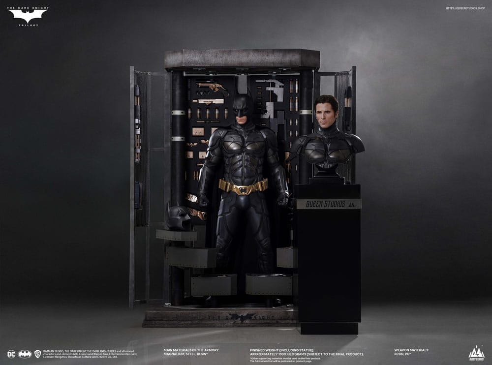 The Dark Knight Estatua tamaño real Batman Ultimate Edition 207 cm