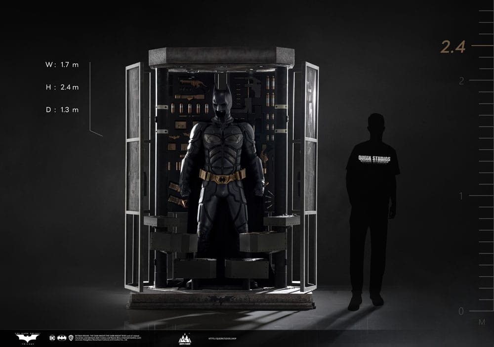 The Dark Knight Estatua tamaño real Batman Ultimate Edition 207 cm