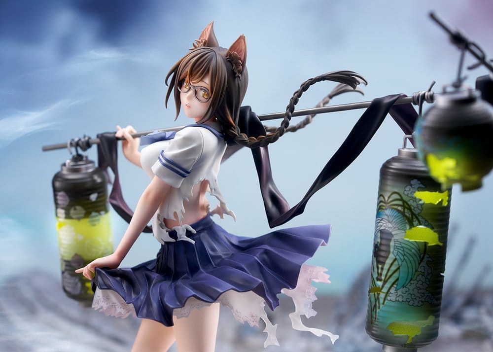 Comics Bakemonogatari Figura PVC 1/7 Tsubasa Hanekawa 26 cm
