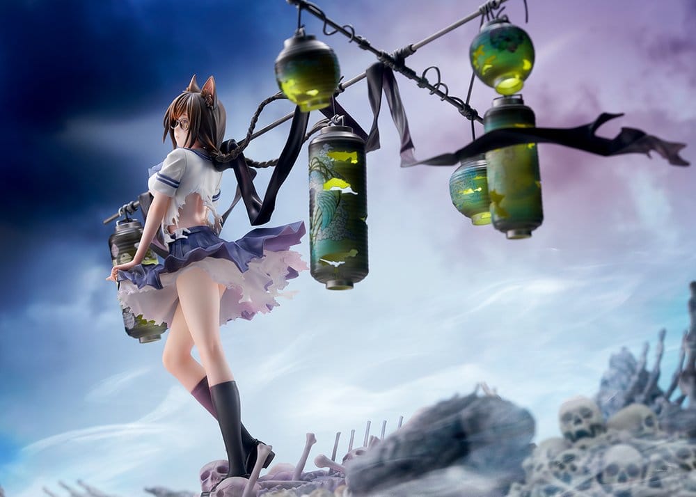 Comics Bakemonogatari Figura PVC 1/7 Tsubasa Hanekawa 26 cm