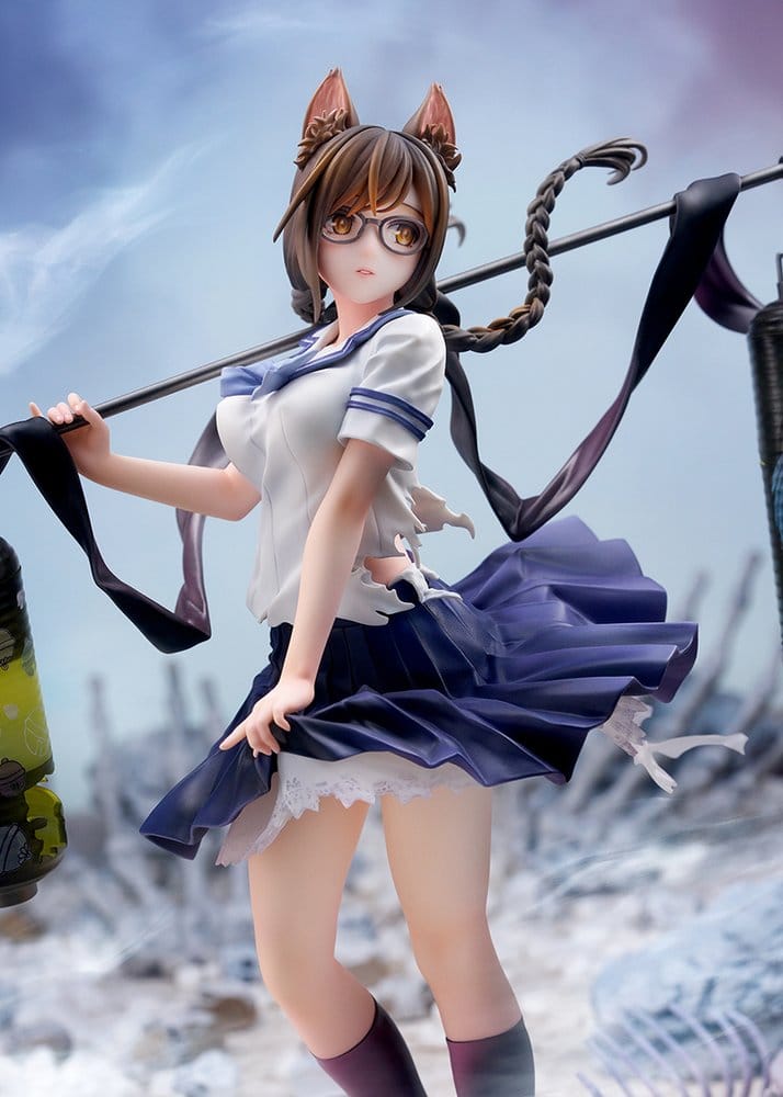 Comics Bakemonogatari Figura PVC 1/7 Tsubasa Hanekawa 26 cm