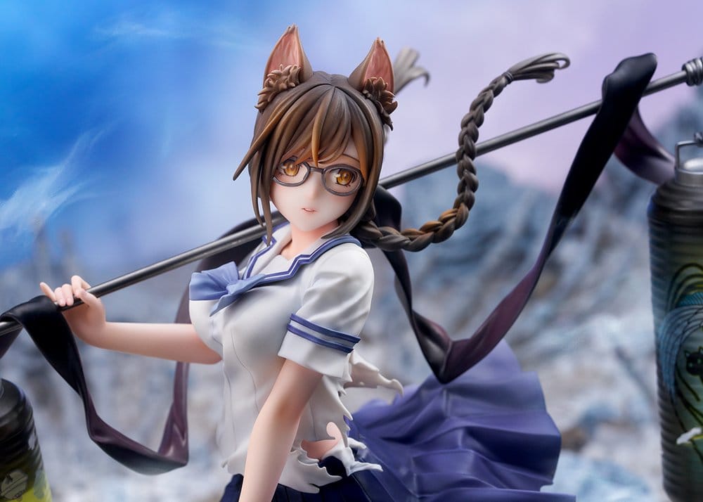 Comics Bakemonogatari Figura PVC 1/7 Tsubasa Hanekawa 26 cm