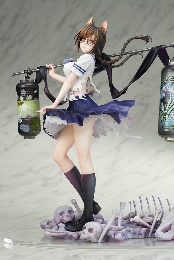 Comics Bakemonogatari Figura PVC 1/7 Tsubasa Hanekawa 26 cm