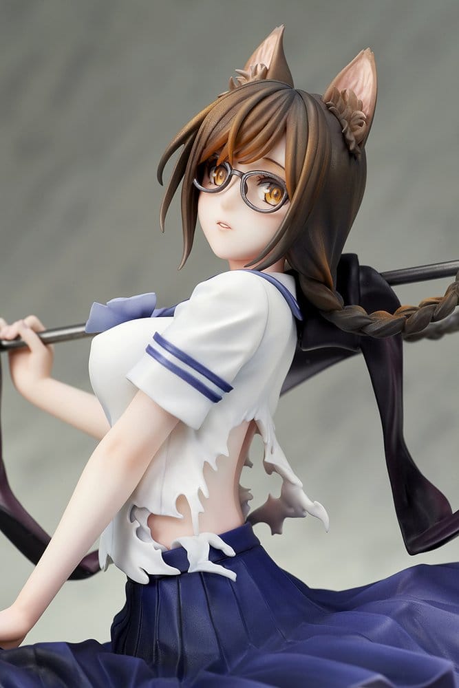Comics Bakemonogatari Figura PVC 1/7 Tsubasa Hanekawa 26 cm