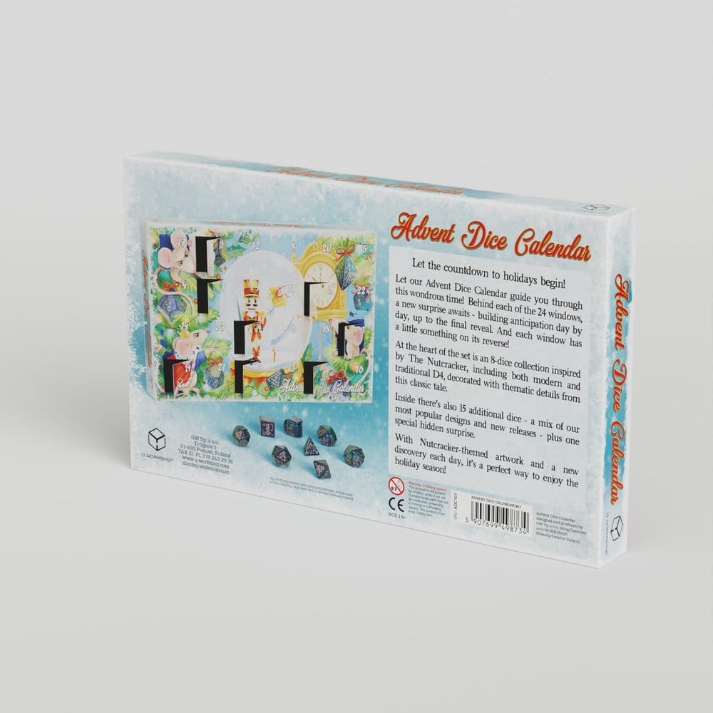 Calendario de Adviento de dados Nutcracker