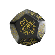 Viridian Jumbo dado Trap Generator Die D12 Negro