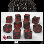 Juego de Tronos Pack de Dados Targaryen 10xD6 (10)