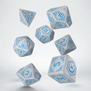 Shadow Scar Pack de 7 Dados White & Blue