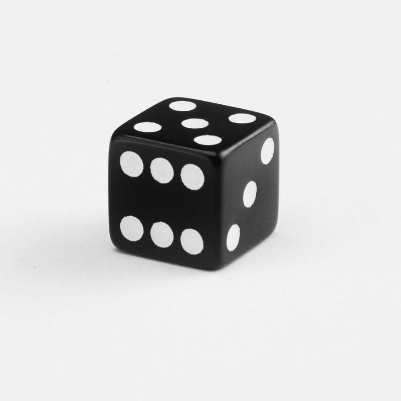 Q Workshop Pack de Dados Full Pack D6 Negro (20)