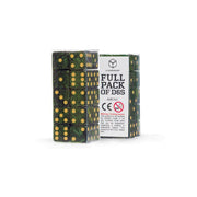 Q Workshop Pack de Dados Full Pack D6 Verde (20)