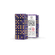 Q Workshop Pack de Dados Full Pack D6 Shimmering Purple (20)