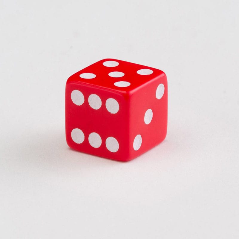 Q Workshop Pack de Dados Full Pack D6 Rojo (20)