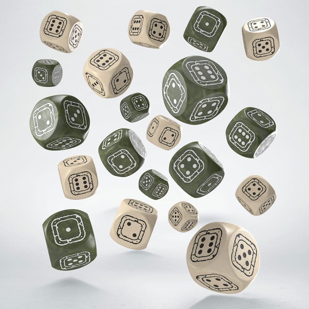 Fortress Compact D6 Pack de Dados Beige&Olive (20)