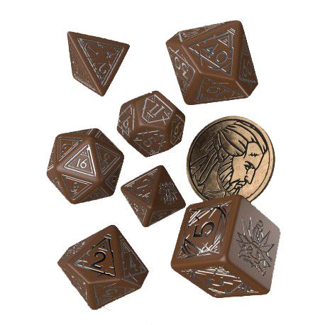 The Witcher Pack de Dados Geralt Roach's Companion (7)