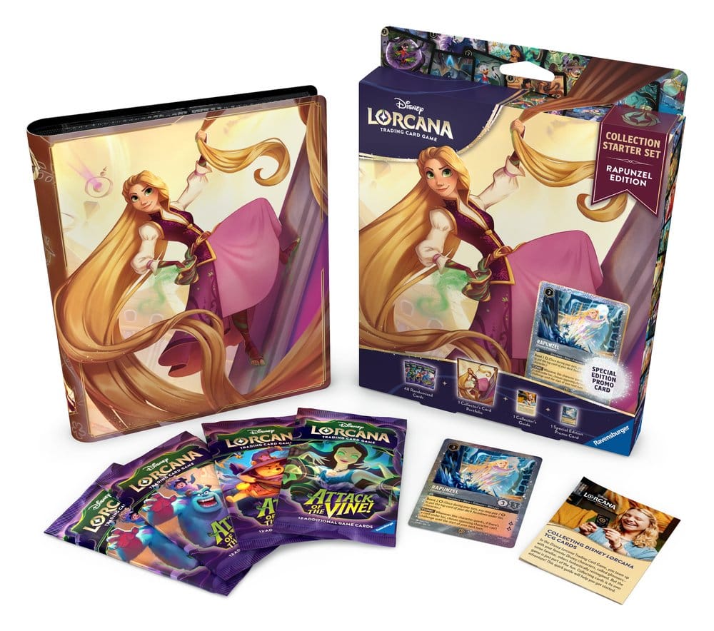 Disney Lorcana TCG Set de Inicio para Coleccionista Edición Rapunzel *Edición Inglés*