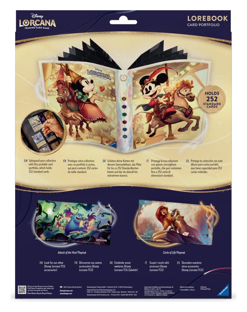 Disney Lorcana TCG Archivador de cartas Mickey & Minnie