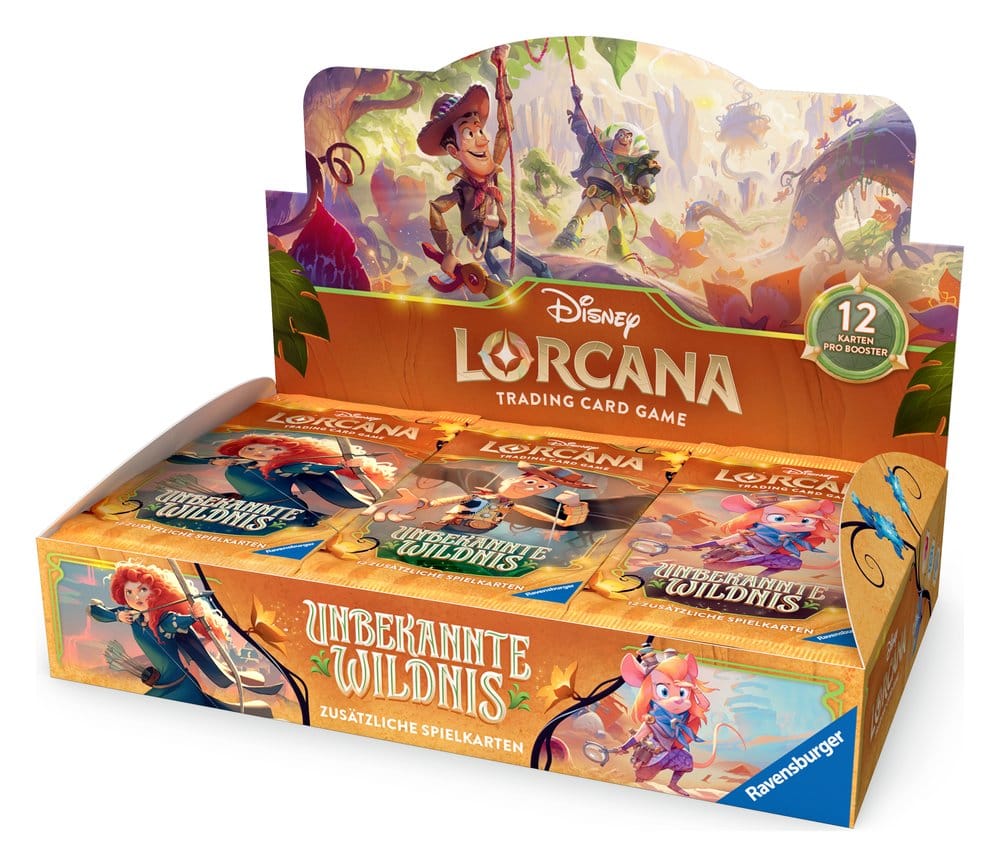 Disney Lorcana TCG Unbekannte Wildnis Mazos de Inicio Expositor (24) *Edición Alemana* Frikytopia