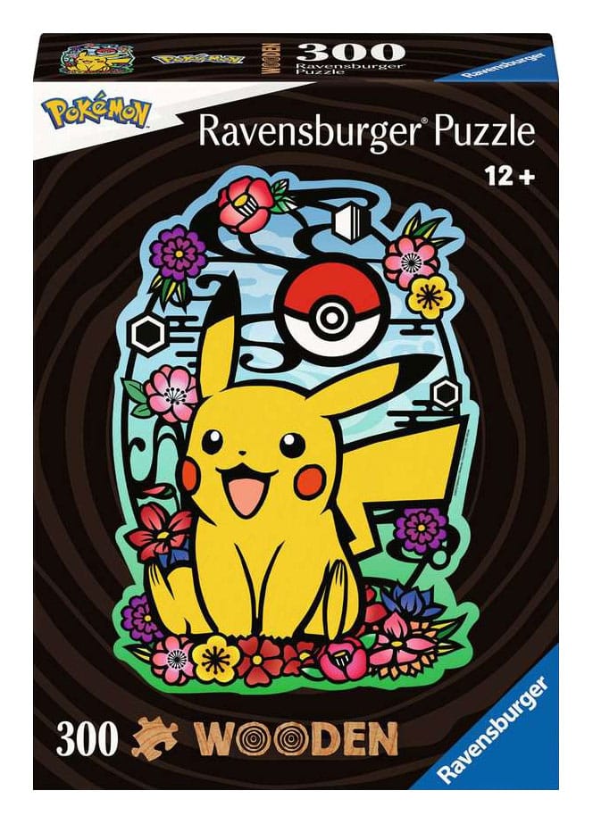 Pokémon Puzzle de madera WOODEN Pikachu (300 piezas) Frikytopia