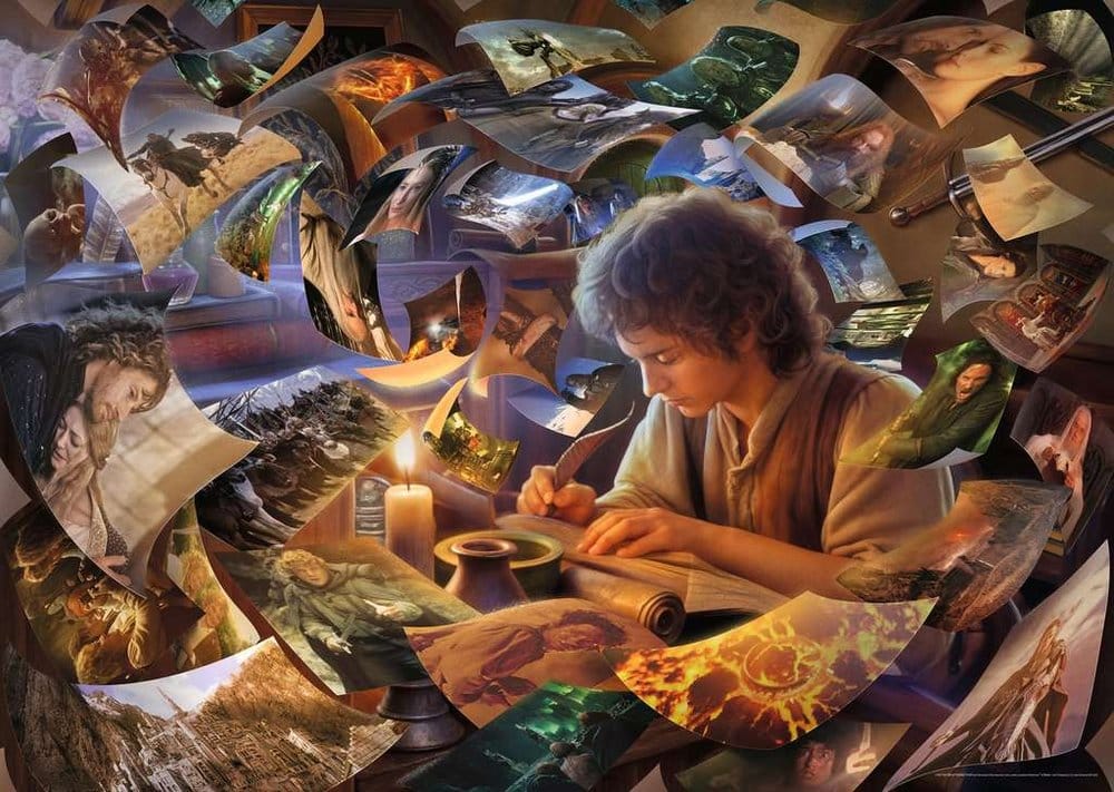 El Señor de los Anillos Puzzle El Viaje de Frodo (1000 Piezas)