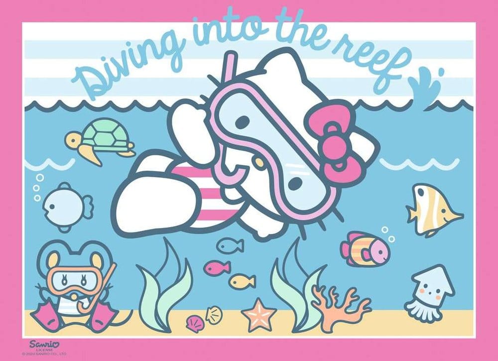 Hello Kitty Pack de 4 Puzzles ¡Vamos, Hello Kitty! (4x100 Piezas)