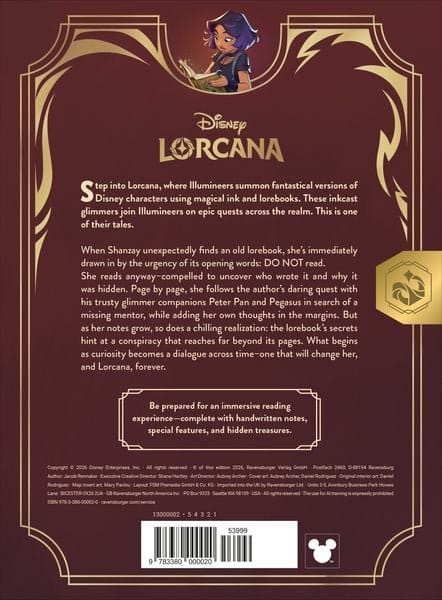 Disney Lorcana TCG Quest of Wonders - An Illumineer's Lorebook *Edición Inglés*