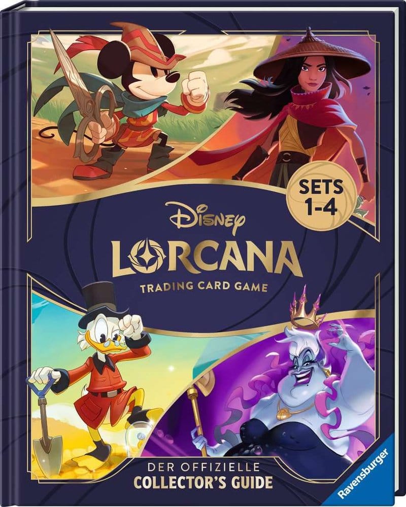 Disney Lorcana TCG Libro La Guía Oficial del Coleccionista: Sets 1-4 *Edición Alemán* Frikytopia