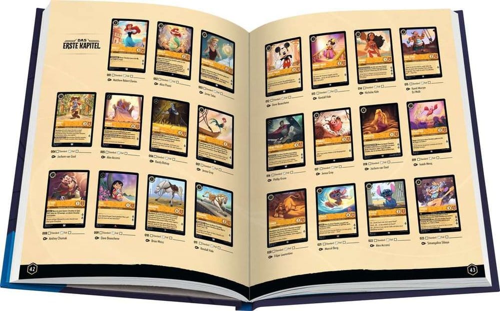 Disney Lorcana TCG Libro La Guía Oficial del Coleccionista: Sets 1-4 *Edición Alemán*