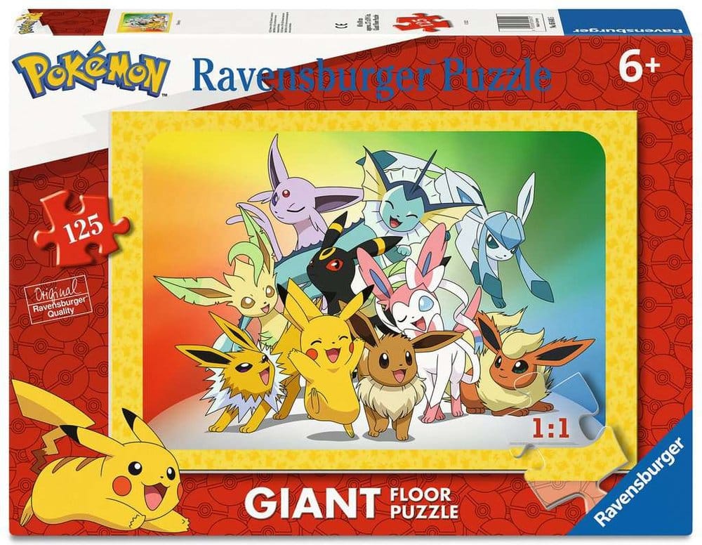 Pokémon Puzzle Giant Floor (125 Piezas) Frikytopia