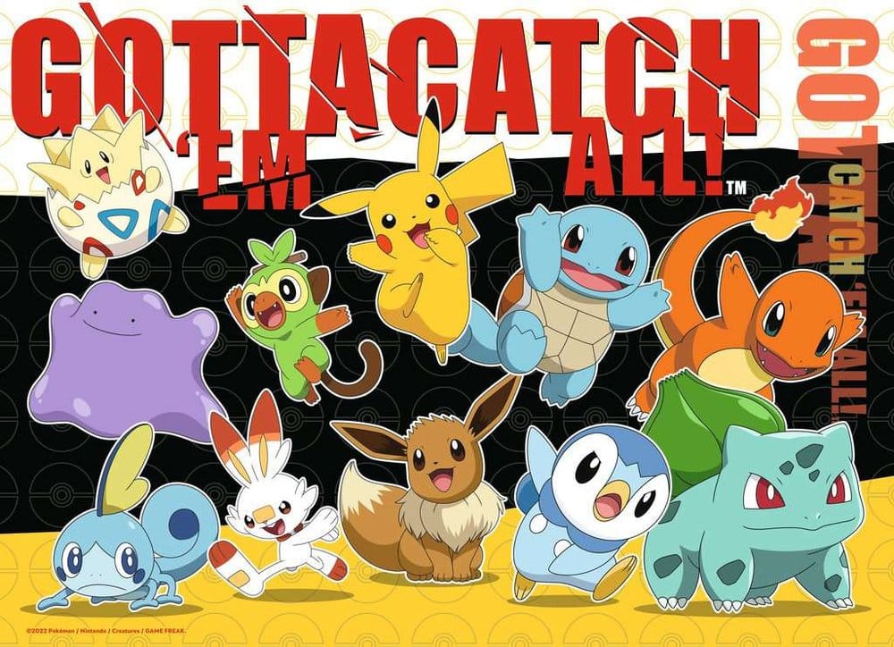 Puzzle Pokemon 4x100pzs