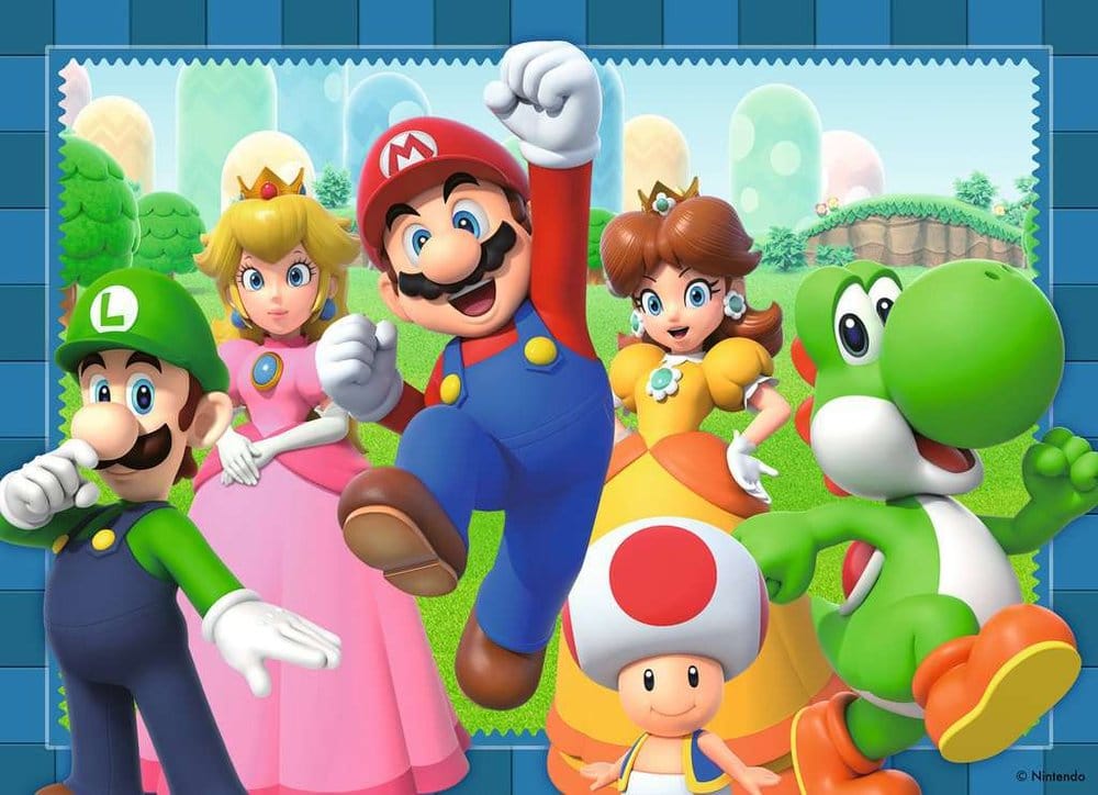 Super Mario Pack de 4 Puzzles ¡Es la hora de Mario! (4x100 Piezas)
