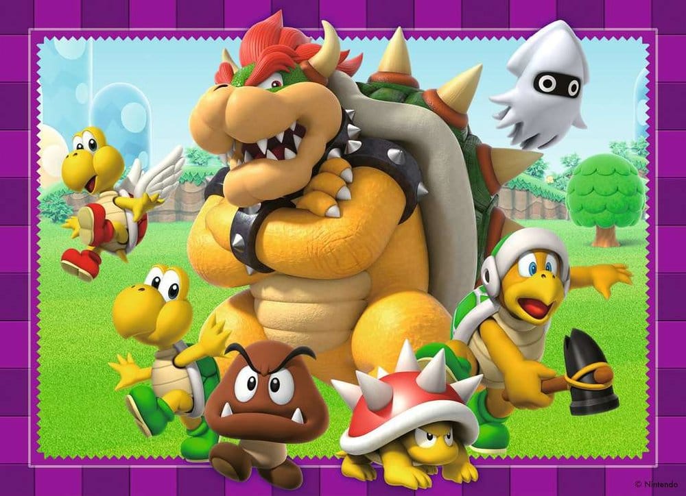 Super Mario Pack de 4 Puzzles ¡Es la hora de Mario! (4x100 Piezas)