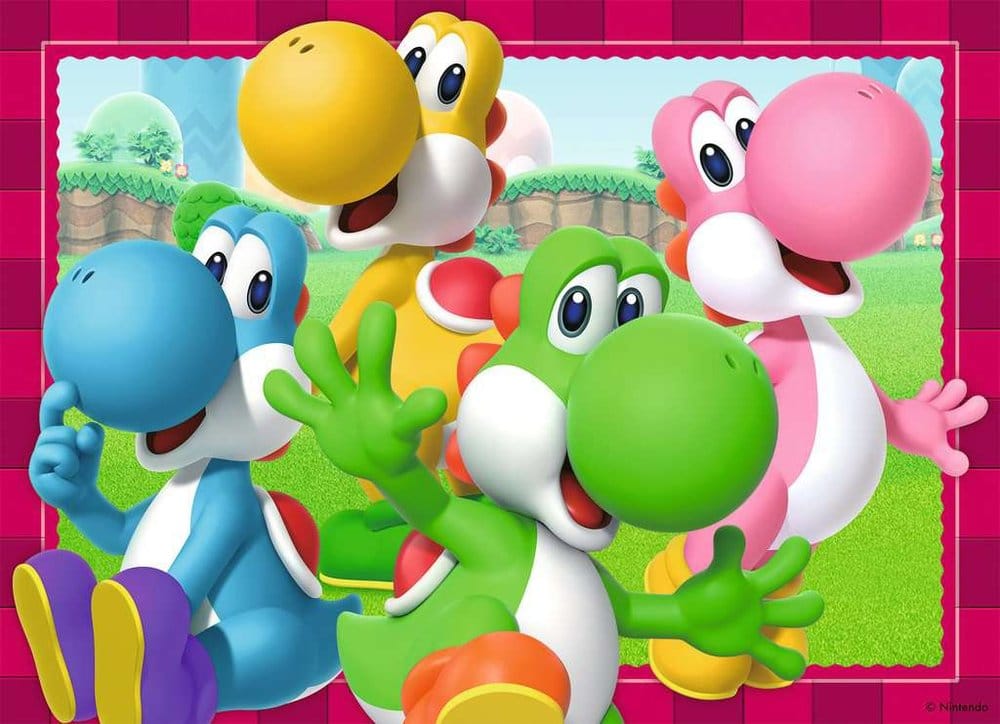 Super Mario Pack de 4 Puzzles ¡Es la hora de Mario! (4x100 Piezas)