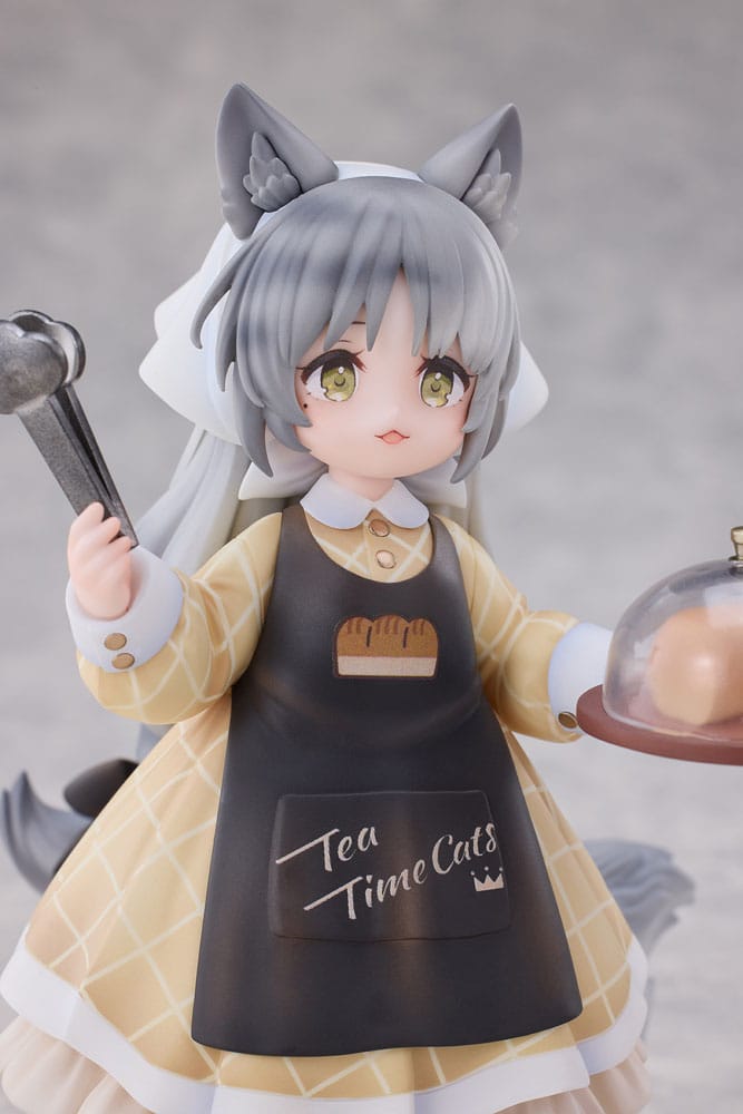 Decorated Life Collection Estatua PVC Tea Time Cats - Cat Town Bakery Staff & Customer Set 12 cm