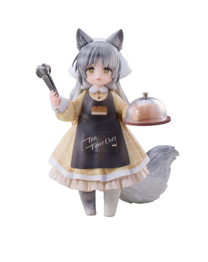 Decorated Life Collection Estatua PVC Tea Time Cats - Cat Town Bakery Staff & Customer Set 12 cm