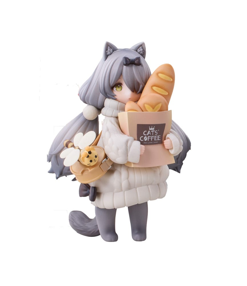 Decorated Life Collection Estatua PVC Tea Time Cats - Cat Town Bakery Staff & Customer Set 12 cm