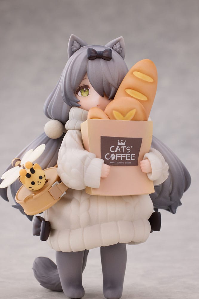 Decorated Life Collection Estatua PVC Tea Time Cats - Cat Town Bakery Staff & Customer Set 12 cm