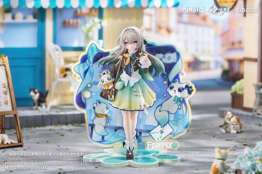 Honkai: Star Rail Rise Up+ Chibi Cat Series Figura Mini Firefly Ver. 18 cm