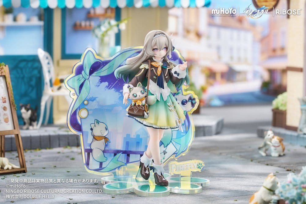 Honkai: Star Rail Rise Up+ Chibi Cat Series Figura Mini Firefly Ver. 18 cm