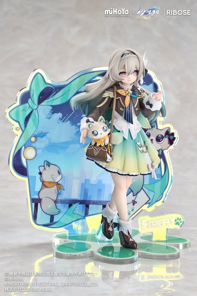 Honkai: Star Rail Rise Up+ Chibi Cat Series Figura Mini Firefly Ver. 18 cm
